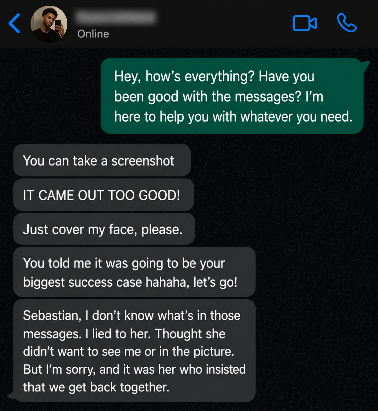Daniel testimonial message