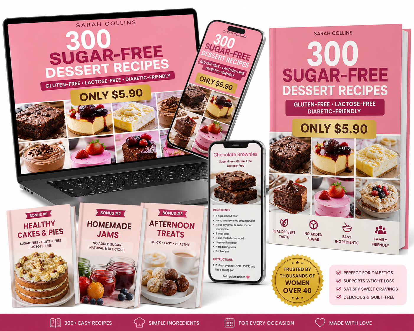 300 Zero Desserts e-book