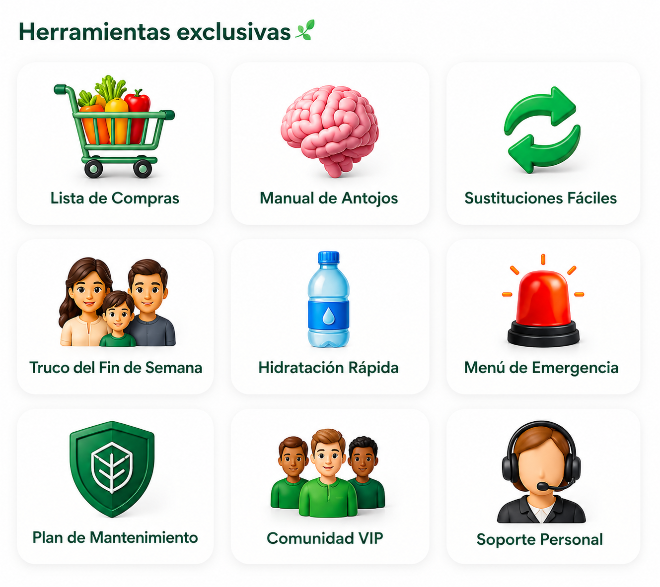 Herramientas exclusivas